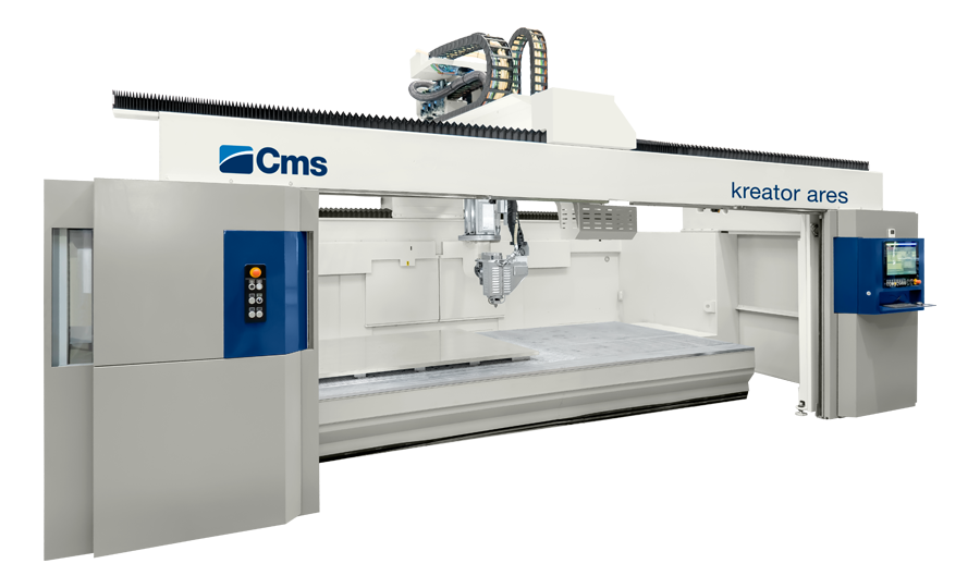 Render of CMS Kreator 4826 Large Format Polymer 3D Printer / Machining Cell