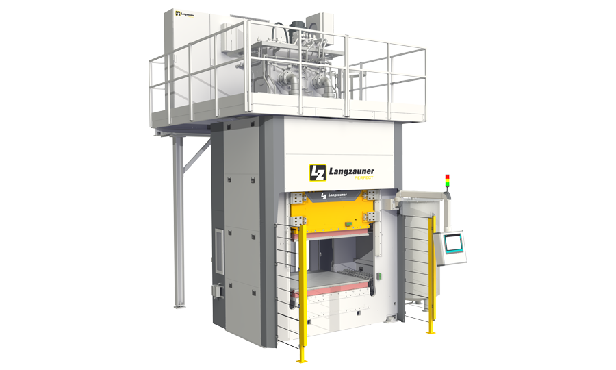 Render of Langzauner LZT-OK-300-SO Compression Moulding Press